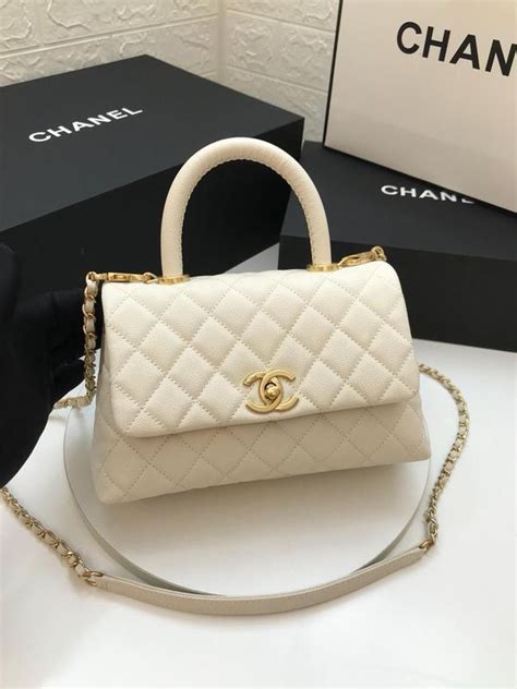 small white chanel purse|used white chanel purse.